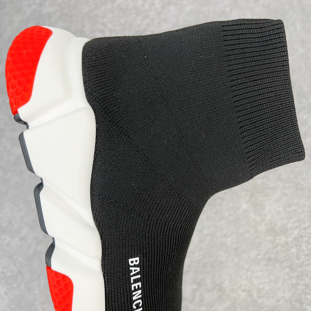 Balenciaga 巴黎世家 Sneaker 高筒 袜子鞋 运动鞋 休闲鞋 黑红 530351W05G01000
