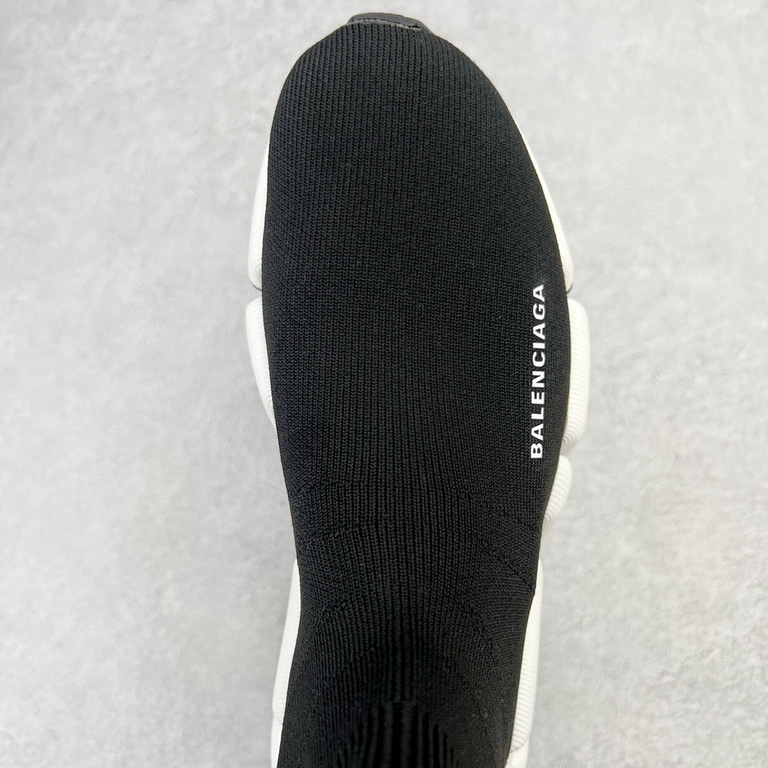 Balenciaga 巴黎世家 Speed 2.0 高筒 袜子鞋 运动鞋 休闲鞋 黑白 617239W17021015