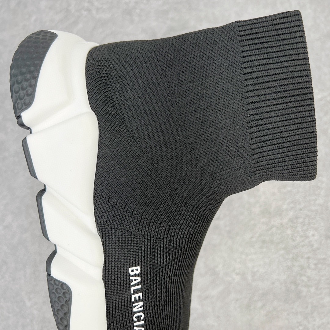 Balenciaga 巴黎世家 Speed 高筒 袜子鞋 运动鞋 休闲鞋 黑白 525712W05G01000