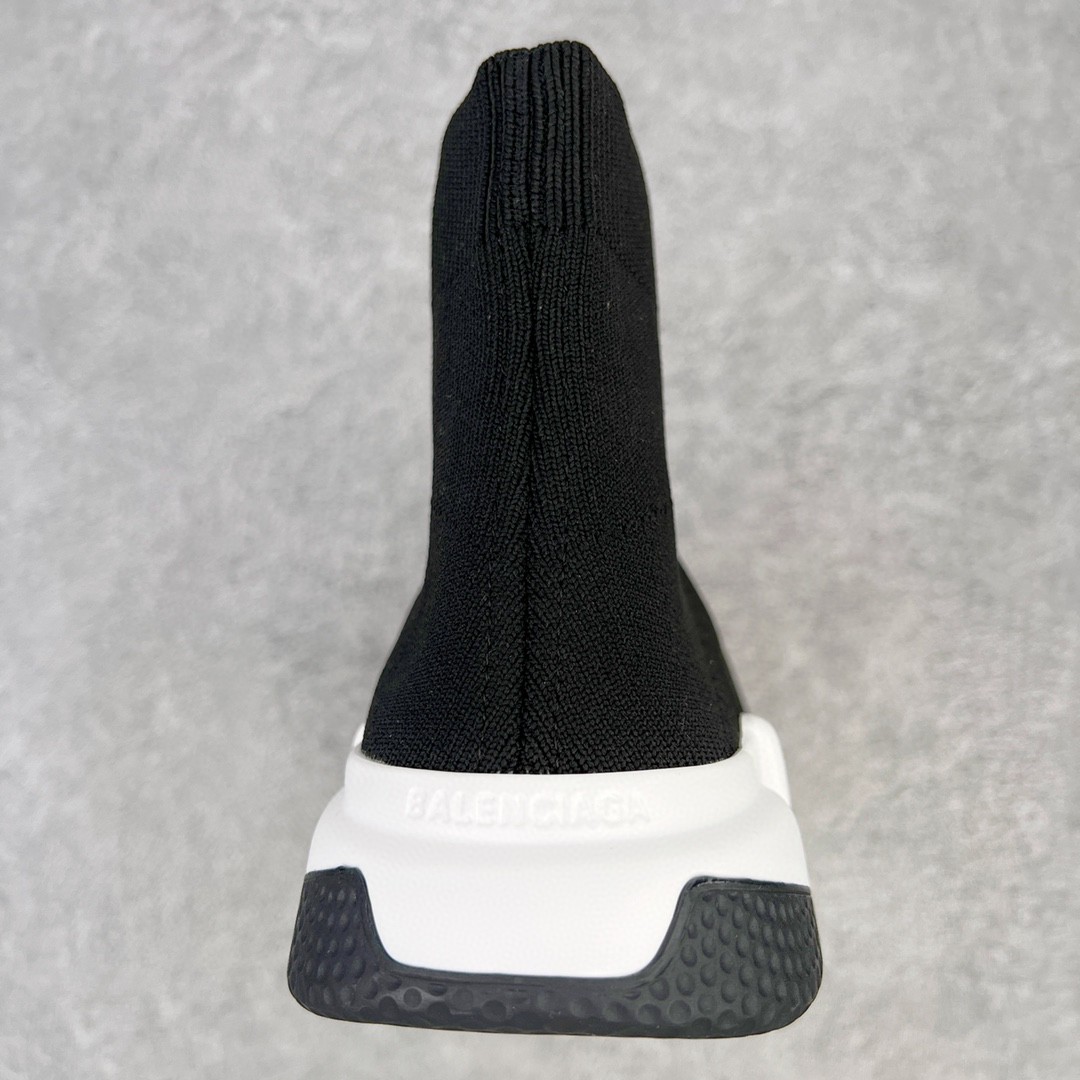 Balenciaga 巴黎世家 Speed Trainers 高筒 袜子鞋 运动鞋 休闲鞋 黑绿 551185W05G01000