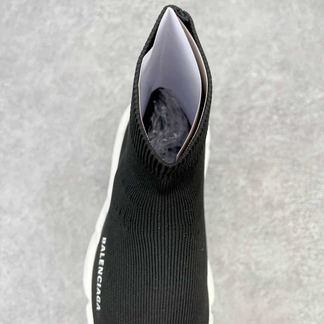 Balenciaga 巴黎世家 Speed 高筒 袜子鞋 运动鞋 休闲鞋 黑白 525712W05G01000