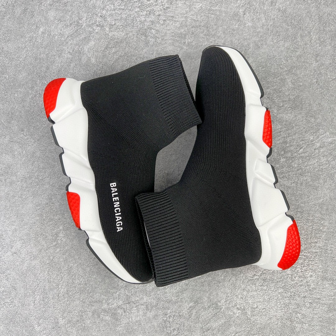 Balenciaga 巴黎世家 Sneaker 高筒 袜子鞋 运动鞋 休闲鞋 黑红 530351W05G01000