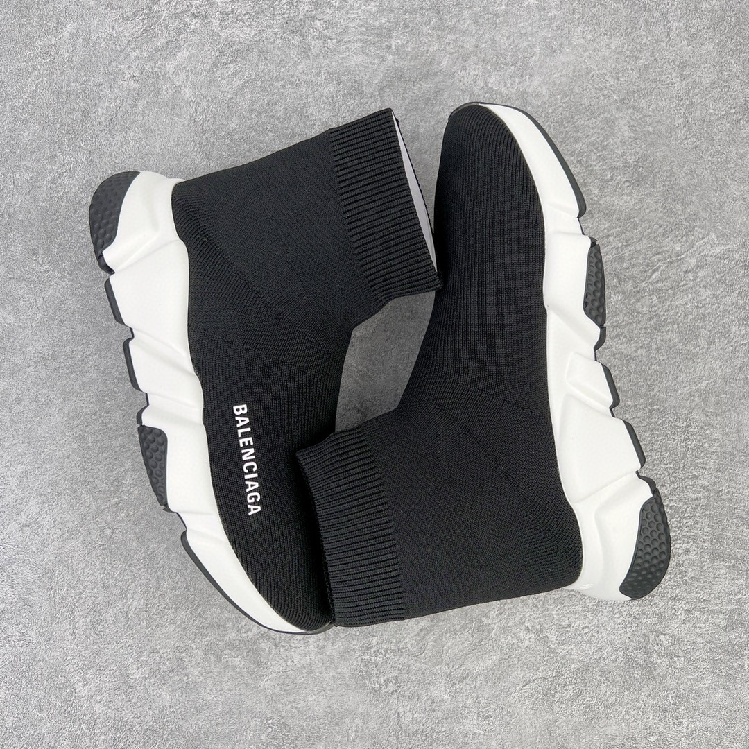 Balenciaga 巴黎世家 Speed 高筒 袜子鞋 运动鞋 休闲鞋 黑白 525712W05G01000