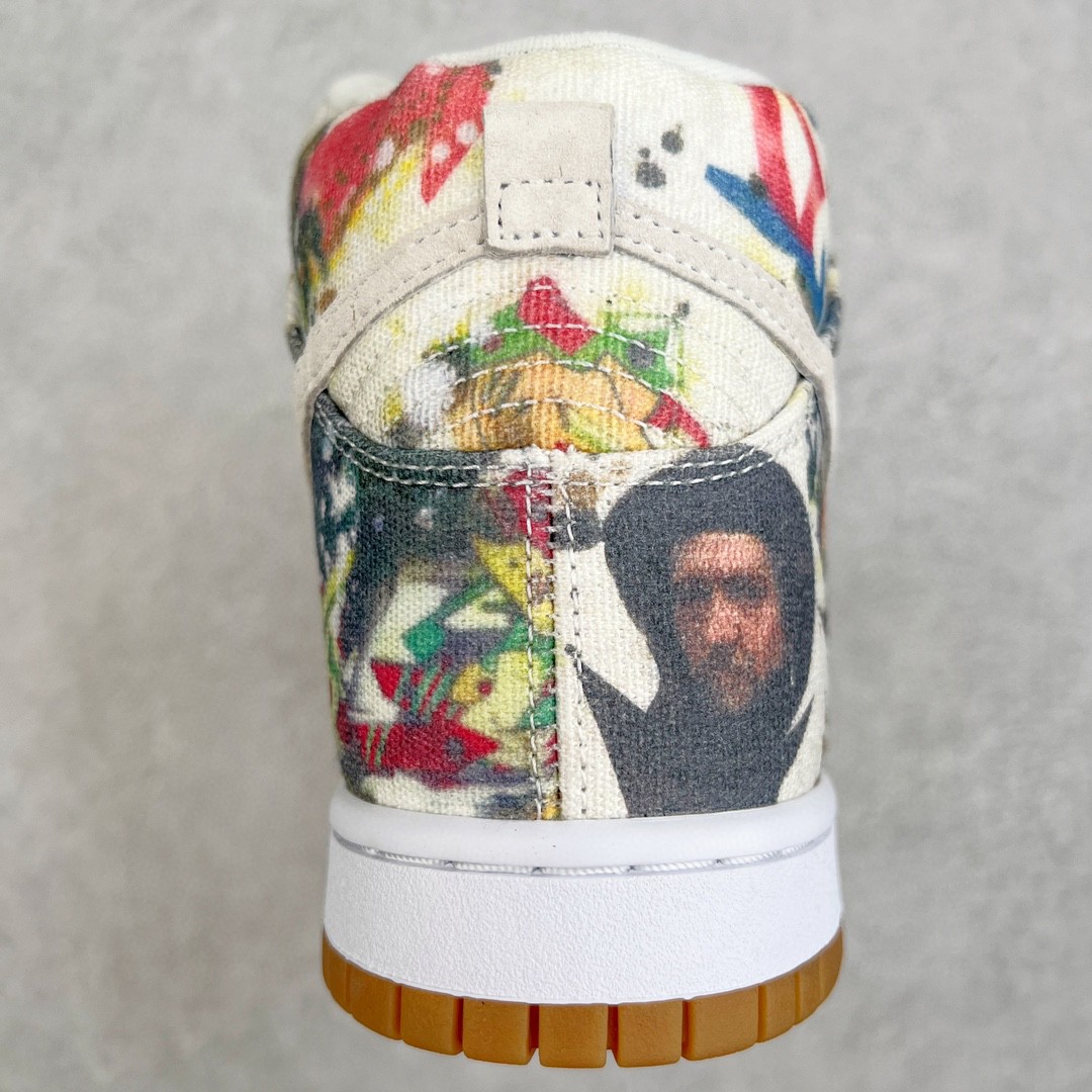 Supreme Nike Dunk SB High Rammellzee 联名款 灰色 高筒 休闲鞋 板鞋 男鞋 女鞋 FD8779-100
