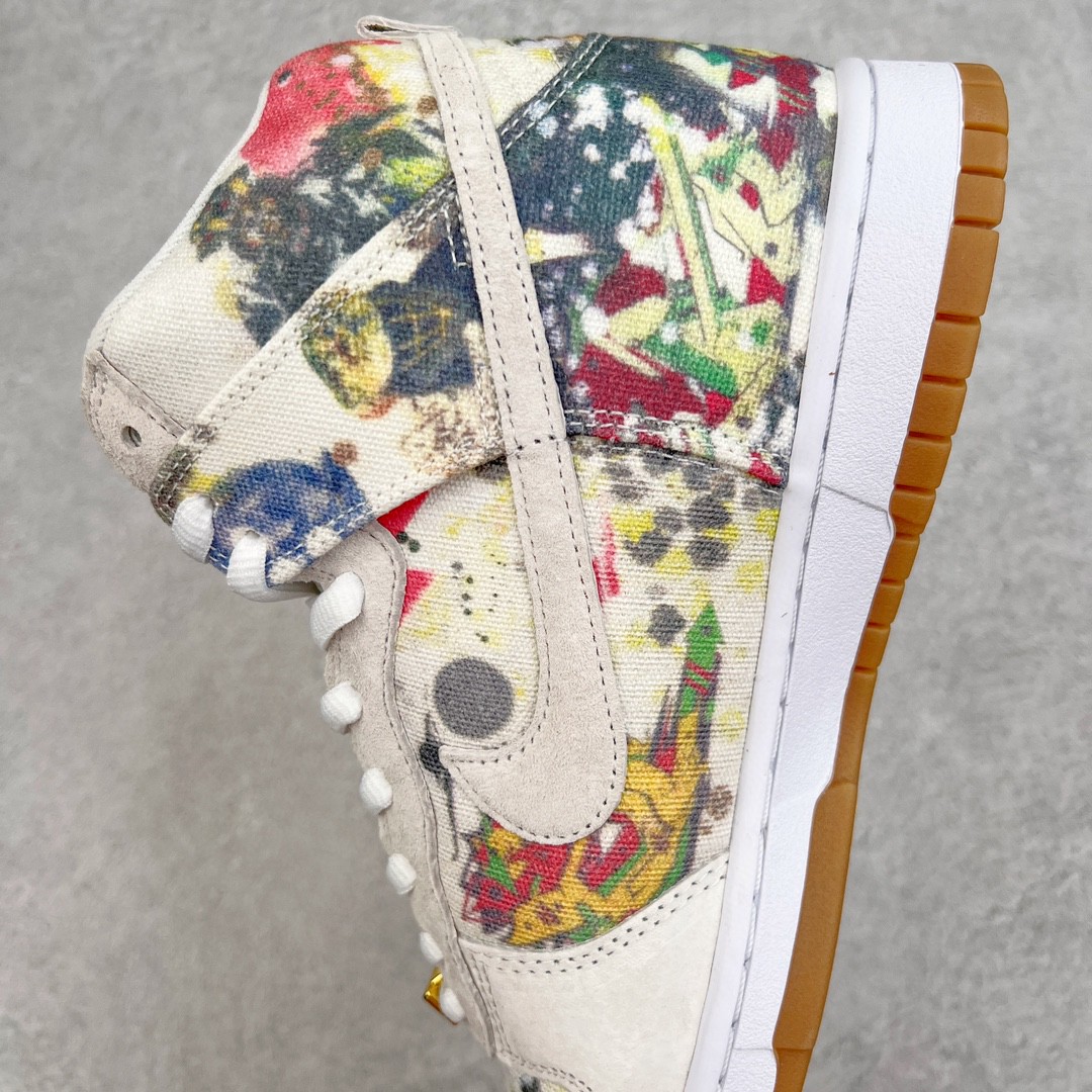 Supreme Nike Dunk SB High Rammellzee 联名款 灰色 高筒 休闲鞋 板鞋 男鞋 女鞋 FD8779-100