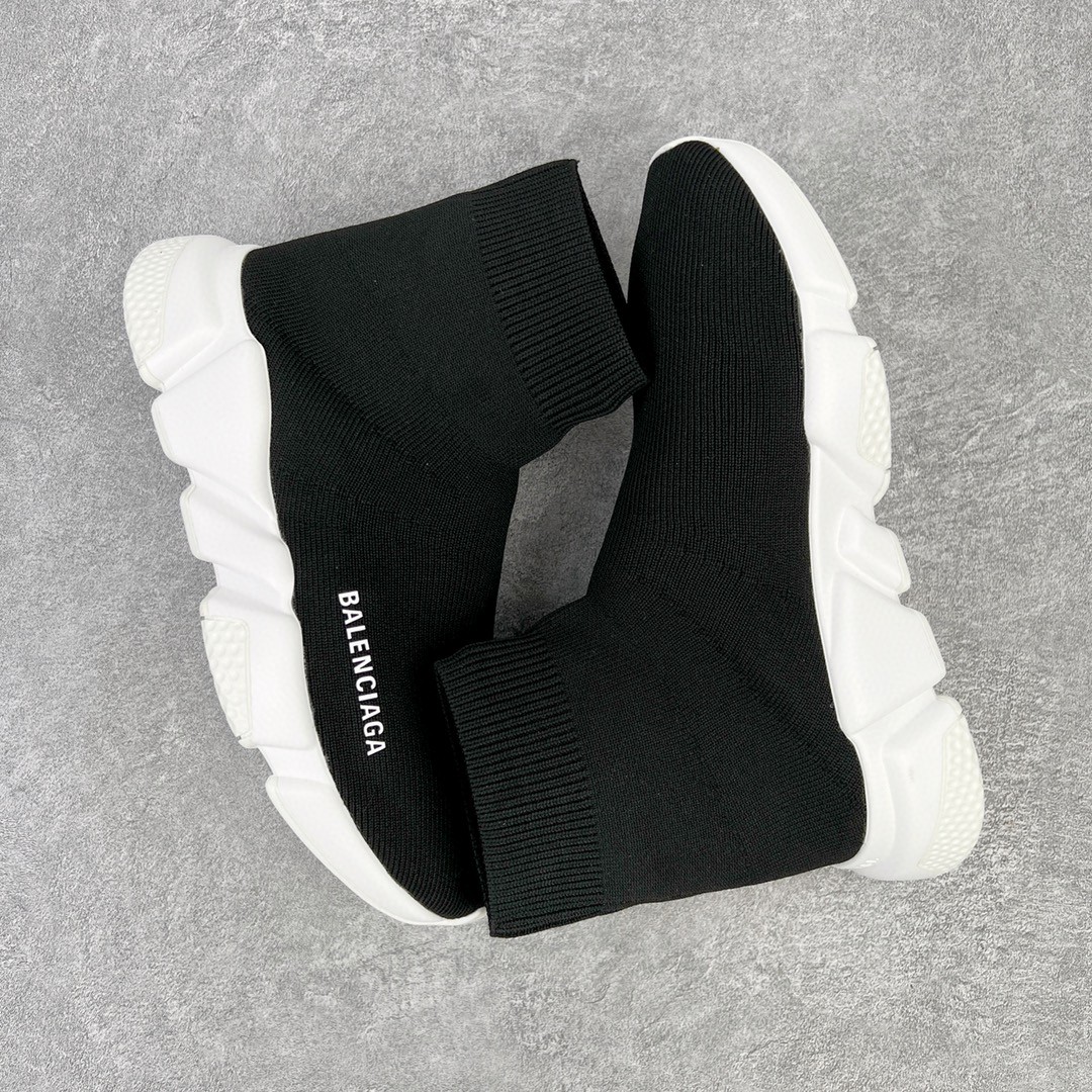 Balenciaga 巴黎世家 Speed 1.0 Trainers 高筒 袜子鞋 运动鞋 休闲鞋 黑色 483502W05G01000