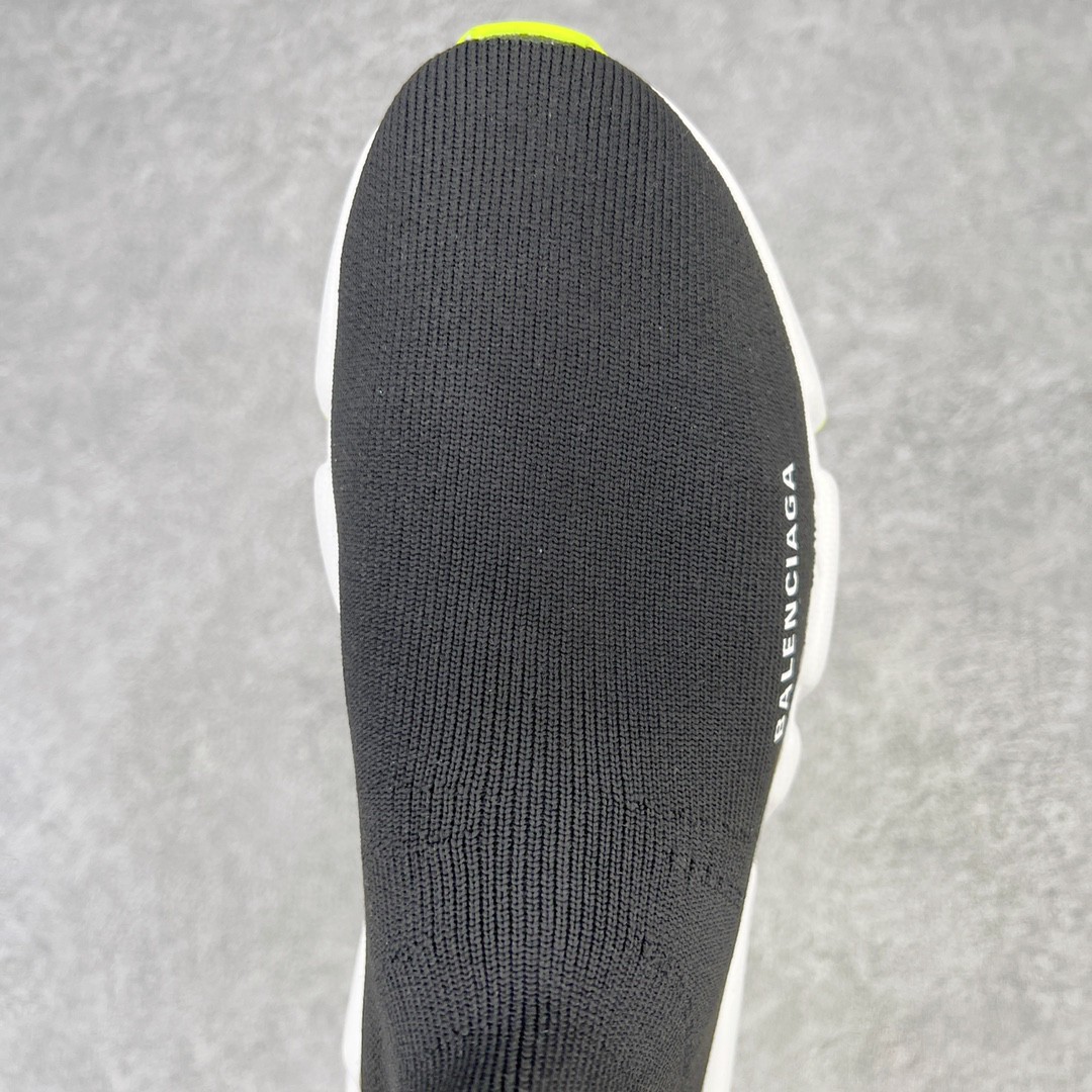 Balenciaga 巴黎世家 Speed Trainers 高筒 袜子鞋 运动鞋 休闲鞋 黑绿 551185W05G01000