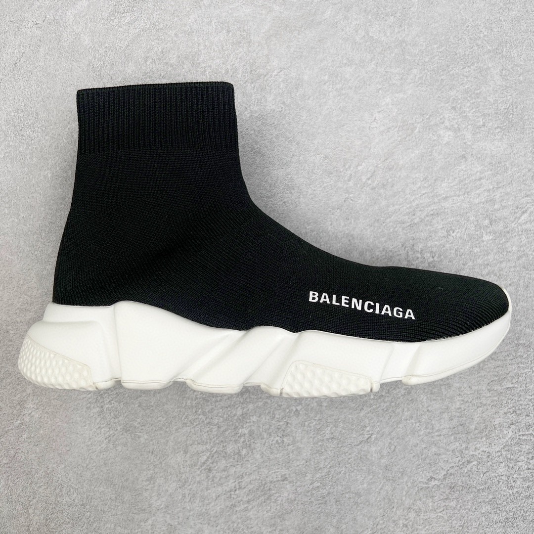 Balenciaga 巴黎世家 Speed 1.0 Trainers 高筒 袜子鞋 运动鞋 休闲鞋 黑色 483502W05G01000