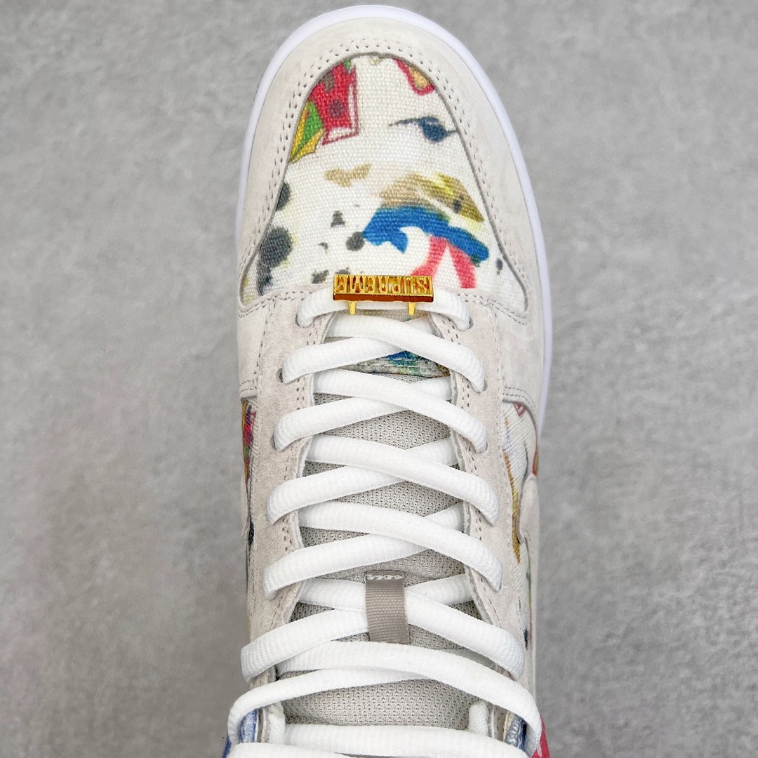 Supreme Nike Dunk SB High Rammellzee 联名款 灰色 高筒 休闲鞋 板鞋 男鞋 女鞋 FD8779-100