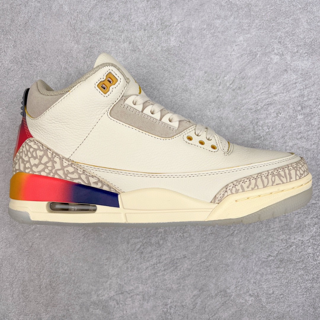 J Balvin Jordan Air Jordan 3 联名款 白蓝红 AJ3 低筒 休闲鞋 篮球鞋 板鞋 男鞋 FN0344-901