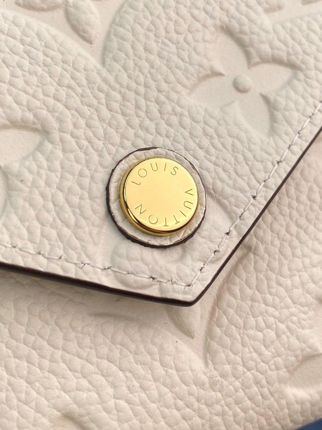 LOUIS VUITTON 路易威登 Victorine 经典老花压纹牛皮 钱夹 钱包 卡包 名片夹 女款 米色 M82344