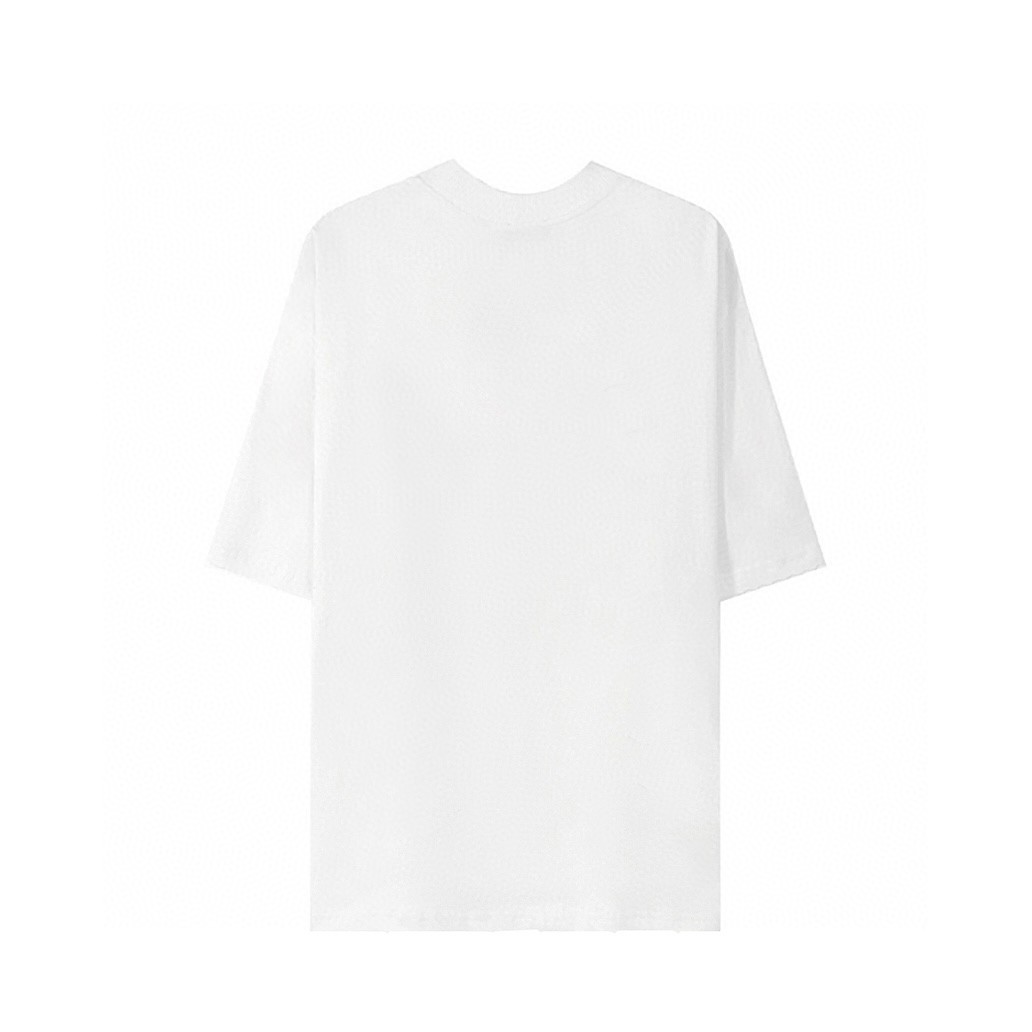 Balenciaga SS23 巴黎世家 logo字母印花图案 短袖 T恤 圆领 夏季 男女同款 米白色 739784TOVK19012