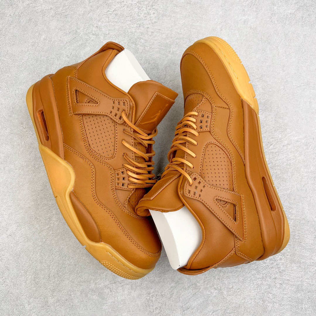 Air Jordan 4 AJ4 retro ginger wheat 低筒  运动鞋 蓝球鞋 板鞋 男鞋 棕黄 819139-205