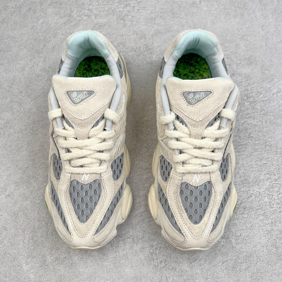 Bricks Woodx New Balancece NB 9060 低筒 复古跑鞋 休闲鞋 板鞋 运动鞋 男鞋 女鞋 米绿色 U9060BW1