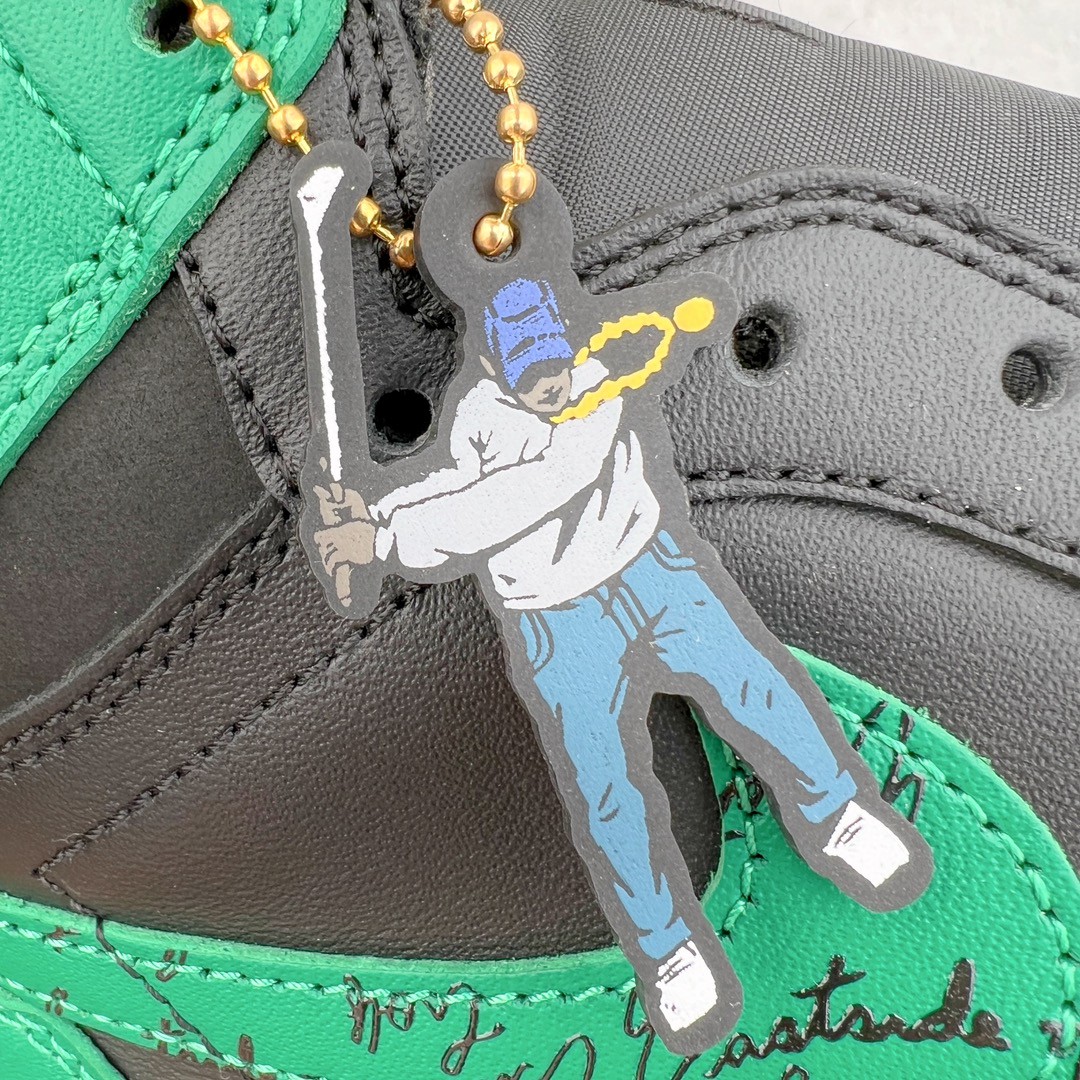 Jordan Air Jordan 1 High 高筒 篮球鞋 球鞋 休闲鞋 男鞋 板鞋 黑绿 FJ0849-001