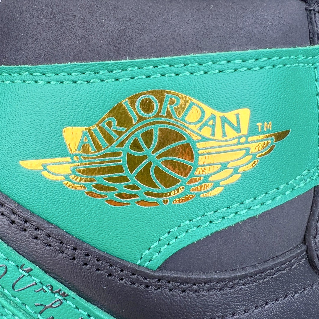 Jordan Air Jordan 1 High 高筒 篮球鞋 球鞋 休闲鞋 男鞋 板鞋 黑绿 FJ0849-001
