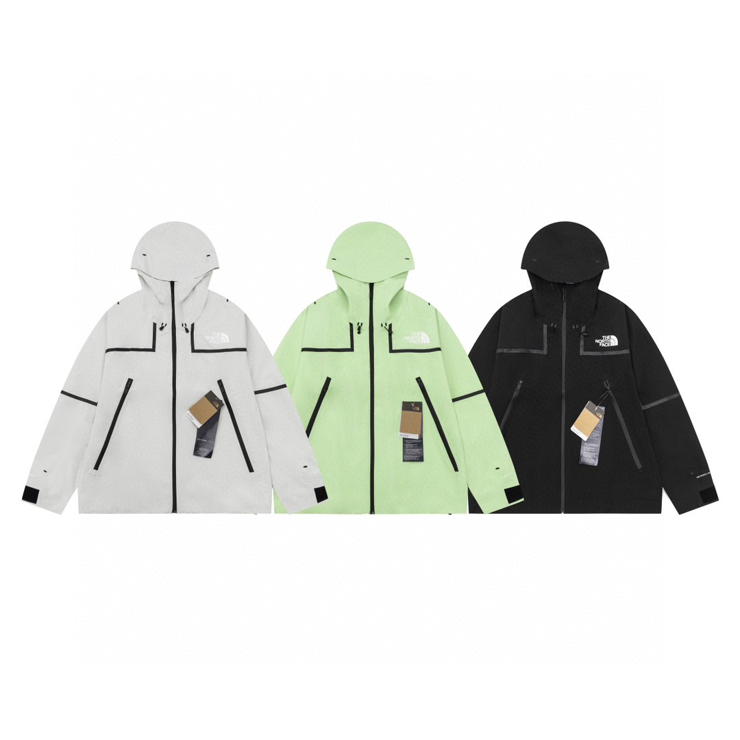 [Copy]THE NORTH FACE 北面 新春兔年限定系列  ICON 1986品牌 Logo 迷彩印花 棕色 灰色 冲锋衣 夾克 防水 防風 外套 男款 女款 NF0A7UR9-II7