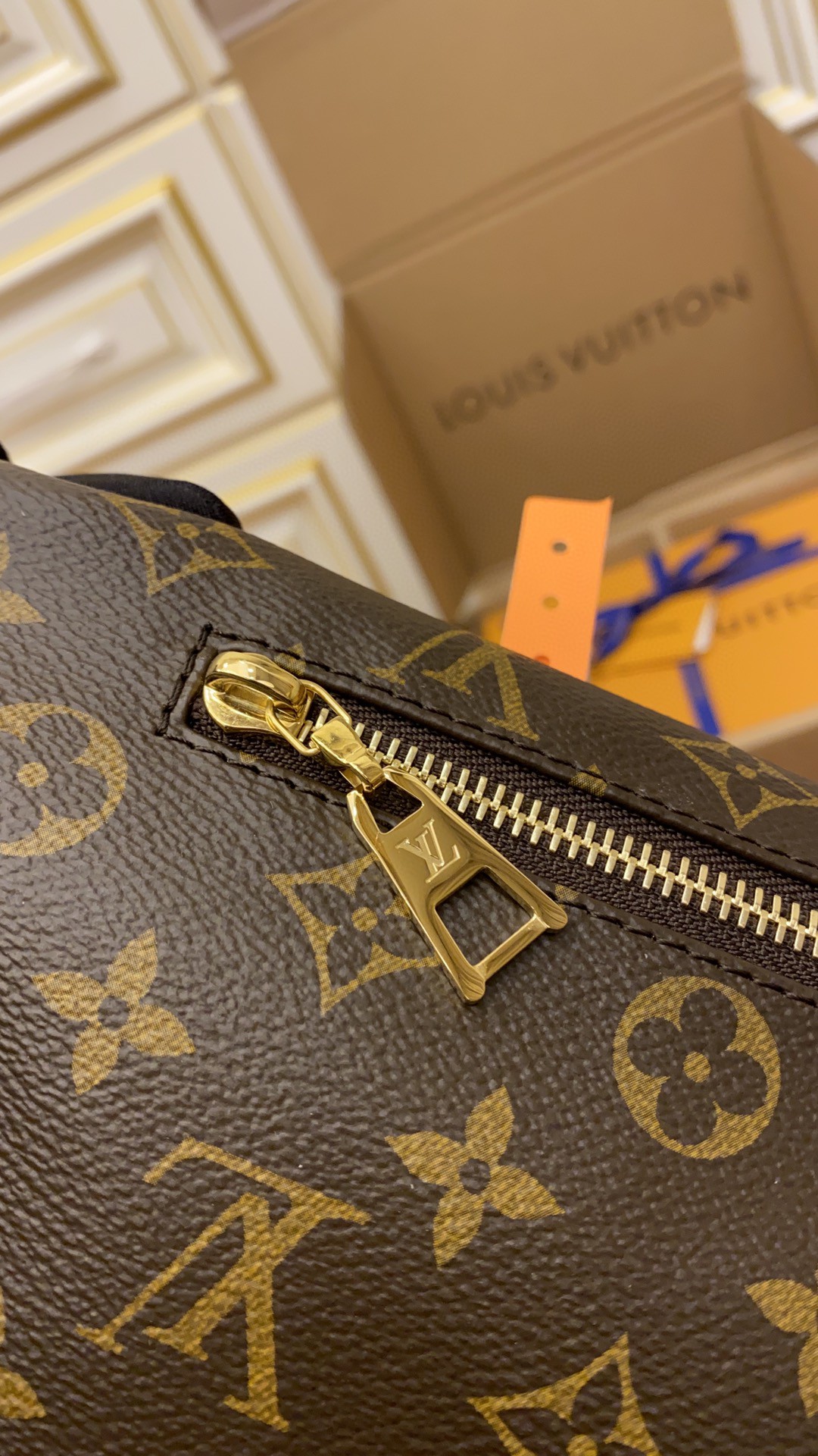 LOUIS VUITTON Bumbag 经典老花 单肩包 斜挎包 胸包 腰包 女款 棕色 M43644