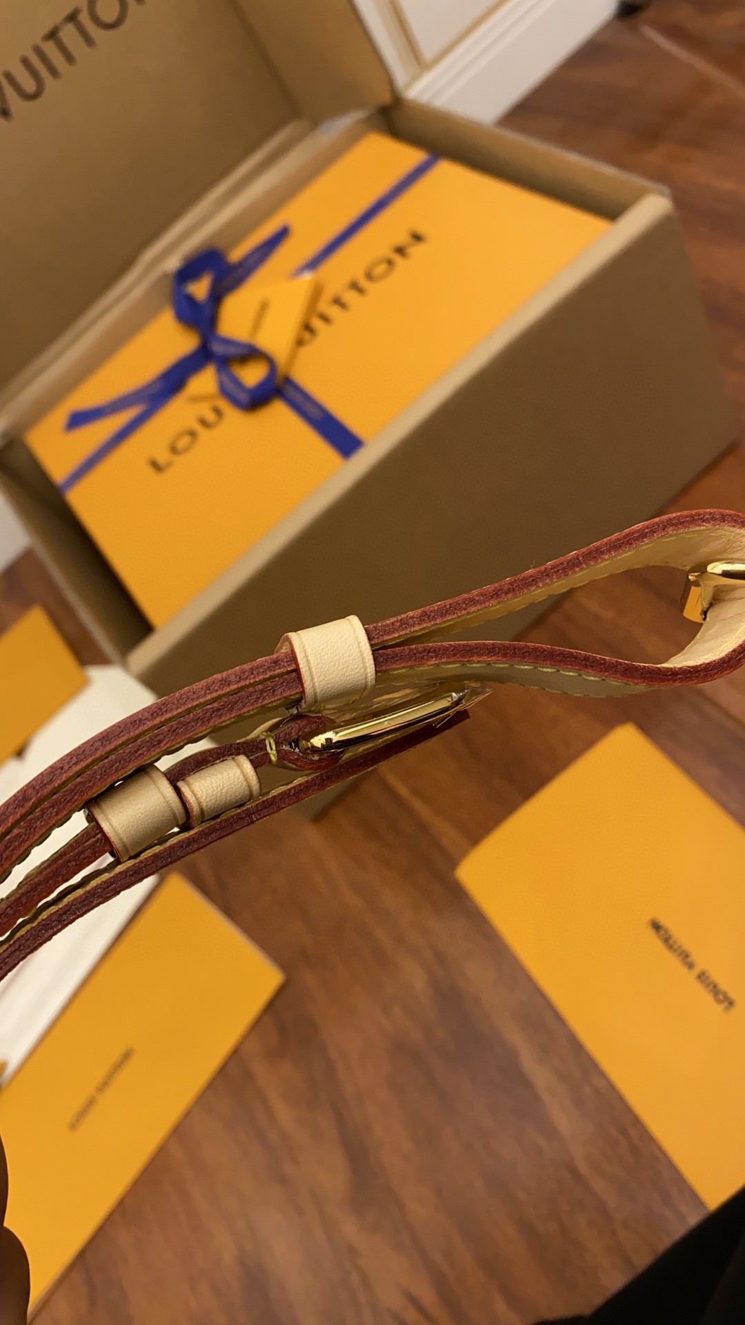 LOUIS VUITTON Bumbag 经典老花 单肩包 斜挎包 胸包 腰包 女款 棕色 M43644