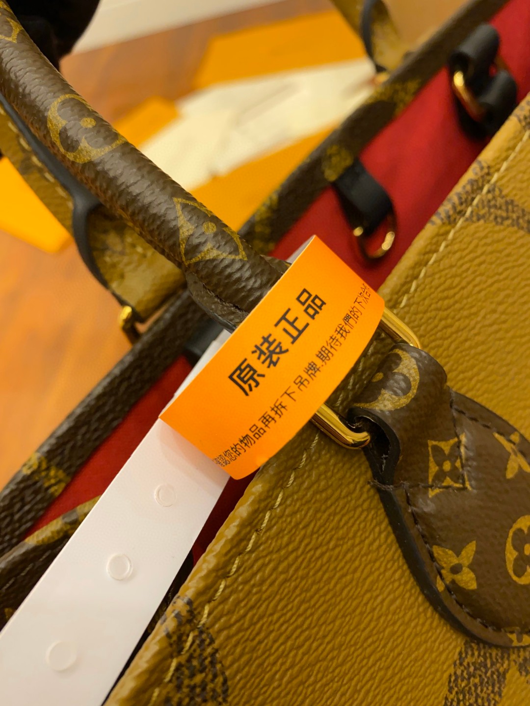 LOUIS VUITTON ONTHEGO MM 经典老花满印涂层帆布托特包 单肩包 斜挎包 手提包 女款 中号 棕色 焦糖色 M45321