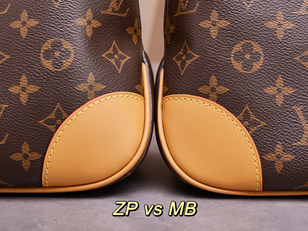 LOUIS VUITTON BOULOGNE 手袋经典老花涂层帆布拼牛皮革饰边 单肩包 斜挎包 腋下包 手提包 女款 棕色 M45832