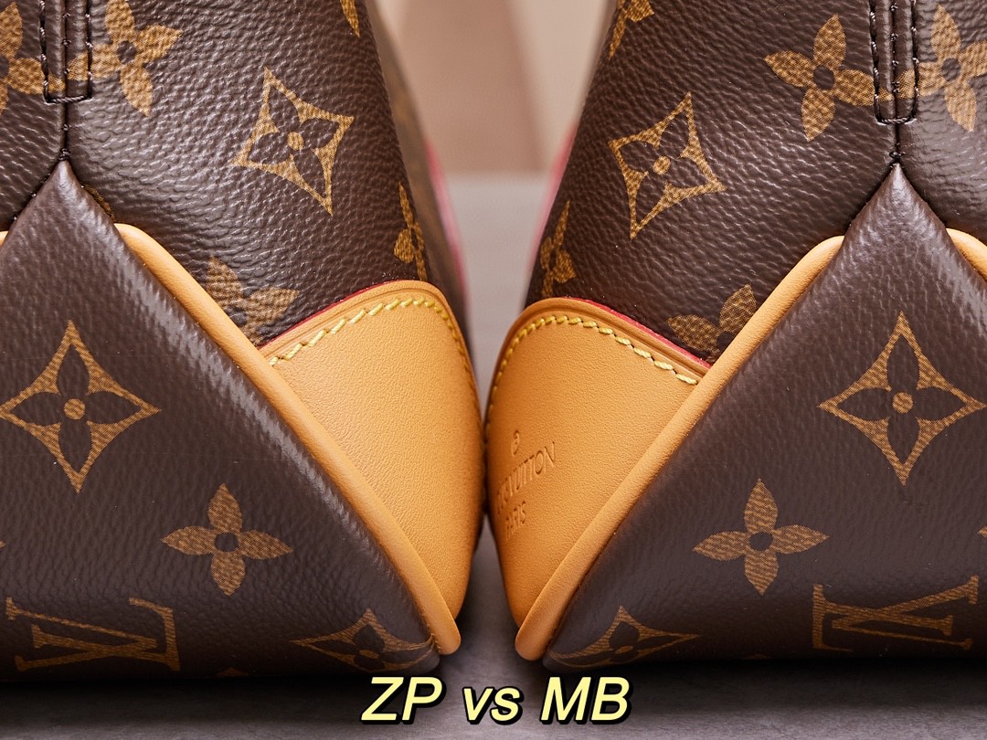 LOUIS VUITTON BOULOGNE 手袋经典老花涂层帆布拼牛皮革饰边 单肩包 斜挎包 腋下包 手提包 女款 棕色 M45832