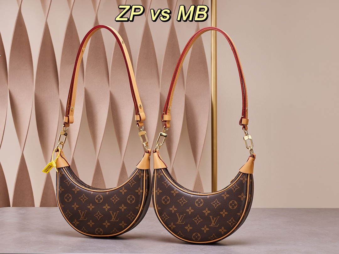 LOUIS VUITTON Loop 经典老花满印链条肩带涂层帆布拼牛皮饰边 单肩包 斜挎包 腋下包 手提包 女款 棕色 M81098