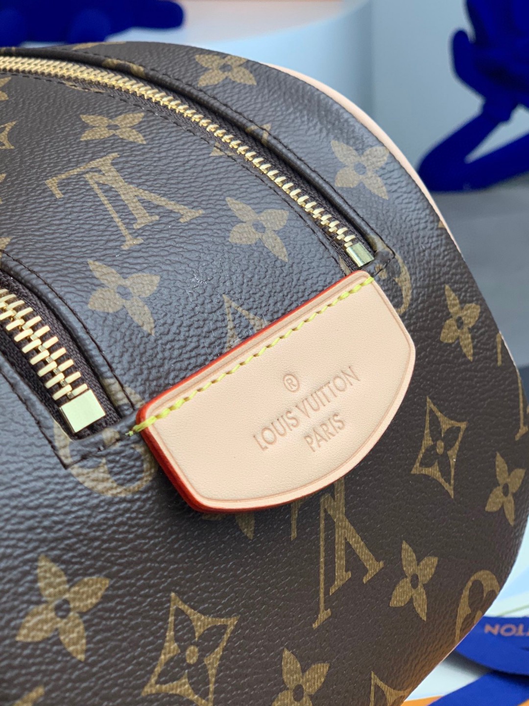 LOUIS VUITTON Dopp Kit 经典复古印花图案拉链 收纳包 化妆包 手提包 女款 棕色 M44494