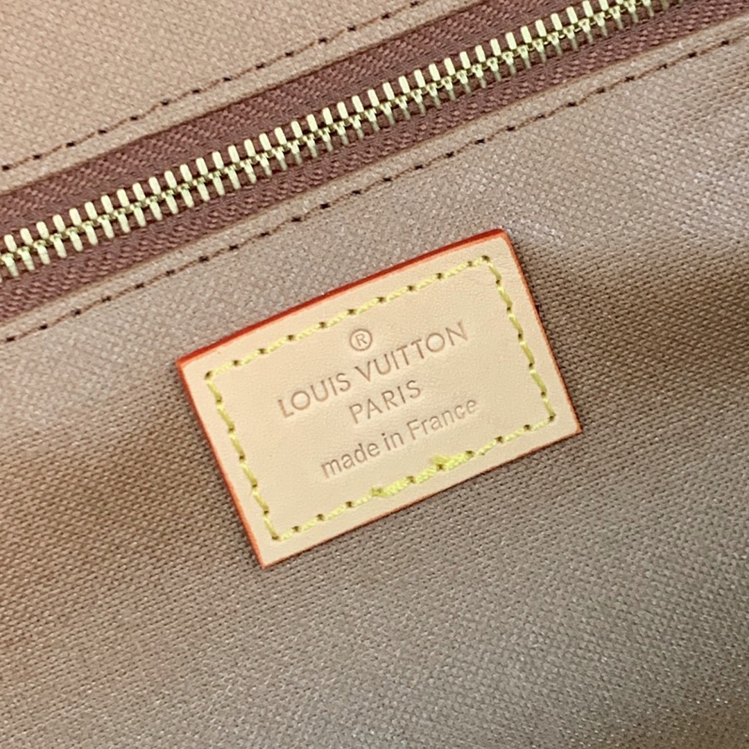 LOUIS VUITTON Dopp Kit 经典复古印花图案拉链 收纳包 化妆包 手提包 女款 棕色 M44494