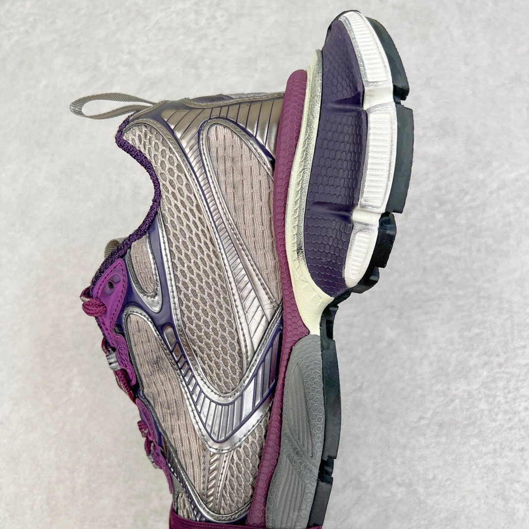 Balenciaga 巴黎世家 3XL 网布 系带 做旧 低筒 老爹鞋 运动 复古板鞋 休闲鞋 男鞋 女鞋 紫色