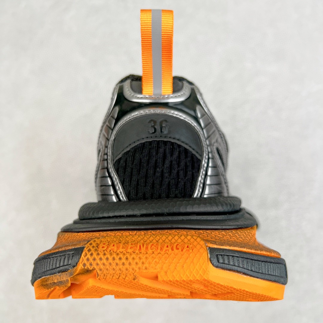 Balenciaga 巴黎世家 3XL 网布 系带 做旧 低筒 老爹鞋 运动 复古板鞋 休闲鞋 男鞋 女鞋 黑橙