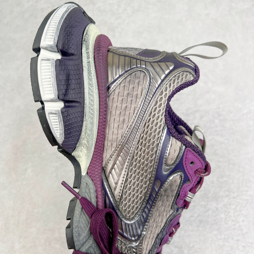 Balenciaga 巴黎世家 3XL 网布 系带 做旧 低筒 老爹鞋 运动 复古板鞋 休闲鞋 男鞋 女鞋 紫色