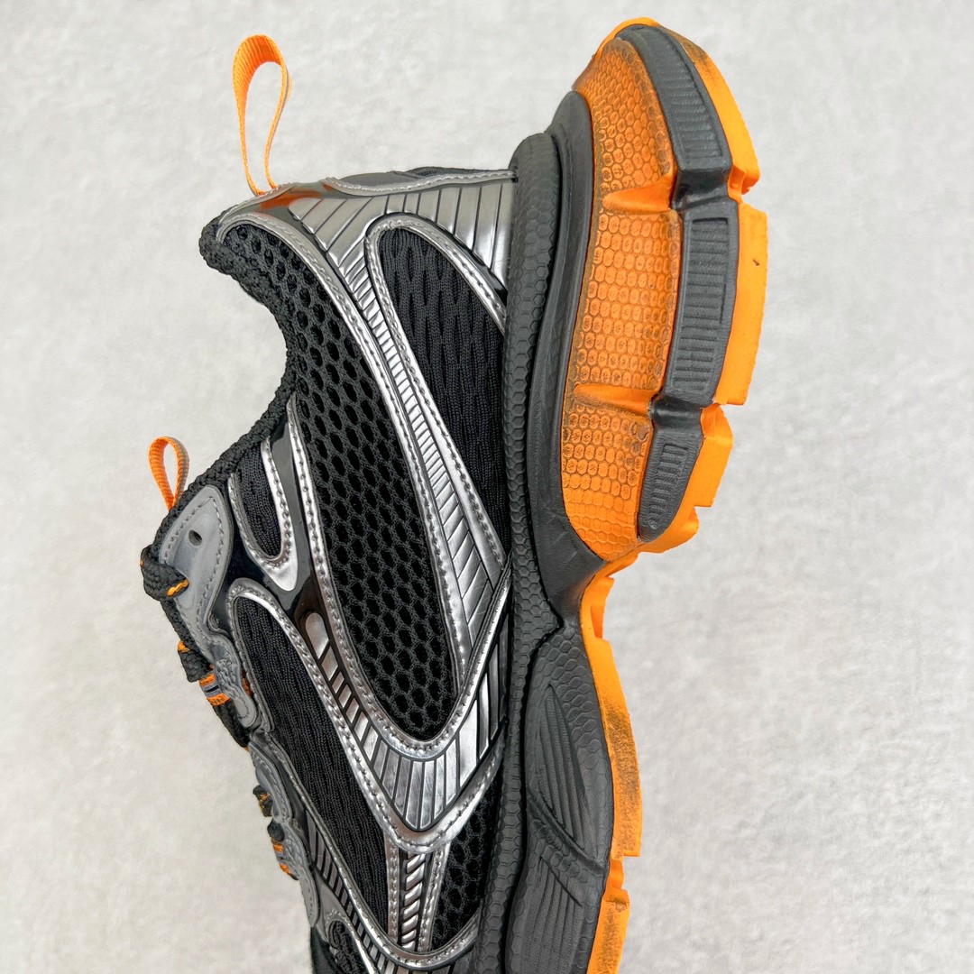 Balenciaga 巴黎世家 3XL 网布 系带 做旧 低筒 老爹鞋 运动 复古板鞋 休闲鞋 男鞋 女鞋 黑橙