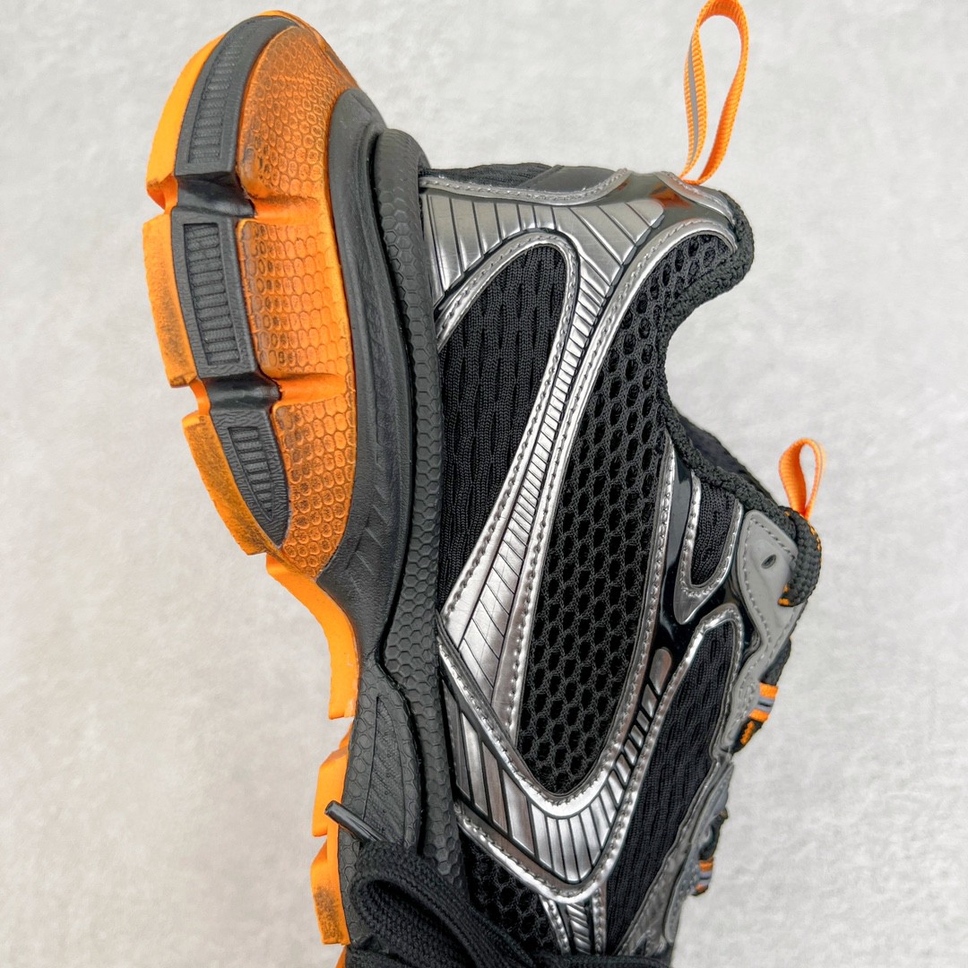 Balenciaga 巴黎世家 3XL 网布 系带 做旧 低筒 老爹鞋 运动 复古板鞋 休闲鞋 男鞋 女鞋 黑橙