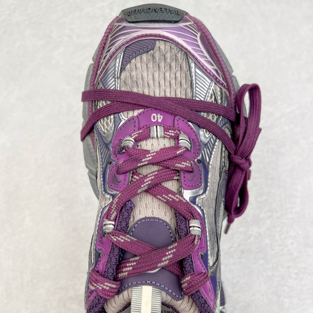 Balenciaga 巴黎世家 3XL 网布 系带 做旧 低筒 老爹鞋 运动 复古板鞋 休闲鞋 男鞋 女鞋 紫色