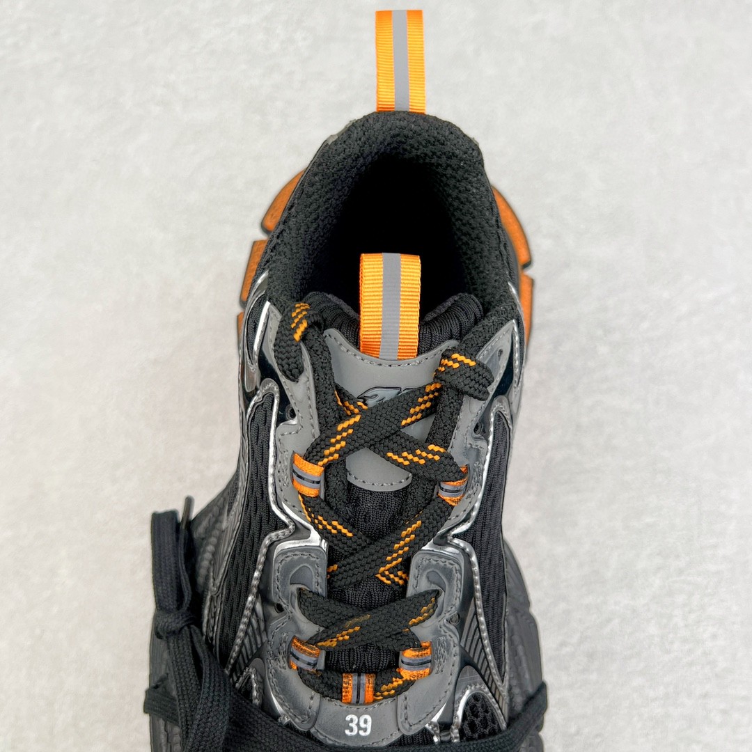 Balenciaga 巴黎世家 3XL 网布 系带 做旧 低筒 老爹鞋 运动 复古板鞋 休闲鞋 男鞋 女鞋 黑橙