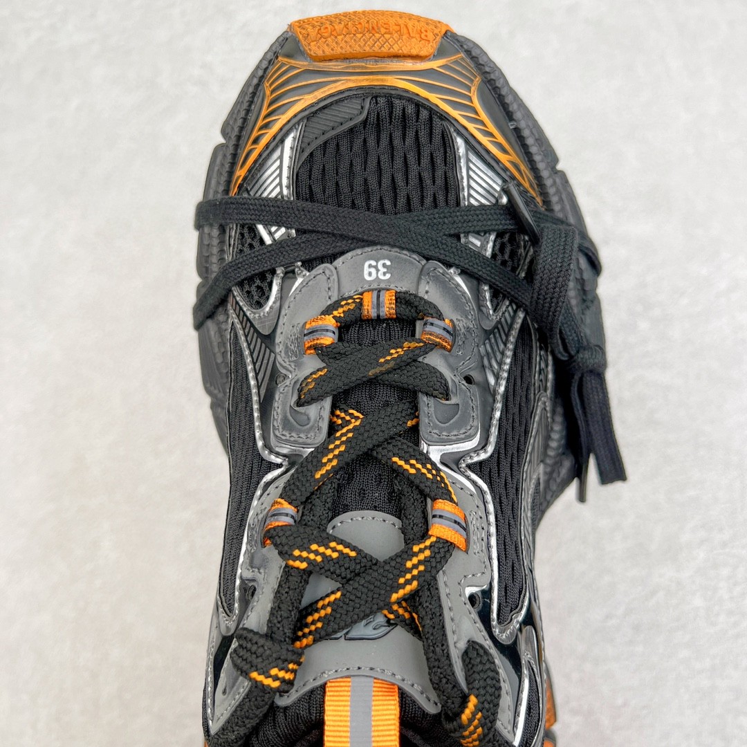 Balenciaga 巴黎世家 3XL 网布 系带 做旧 低筒 老爹鞋 运动 复古板鞋 休闲鞋 男鞋 女鞋 黑橙