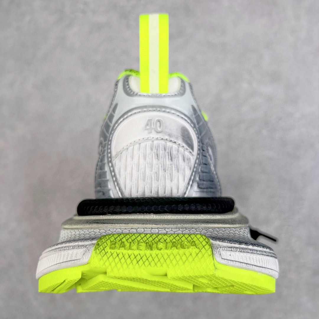 Balenciaga 巴黎世家 3XL 网布 系带 做旧 低筒 老爹鞋 运动 复古板鞋 休闲鞋 男鞋 女鞋 白绿