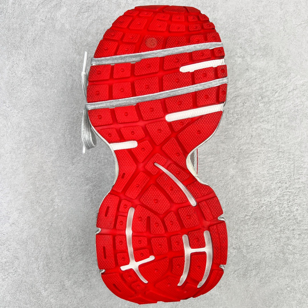 Balenciaga 巴黎世家 3XL 网布 系带 做旧 低筒 老爹鞋 运动 复古板鞋 休闲鞋 男鞋 女鞋 白红 734734W3XL29060