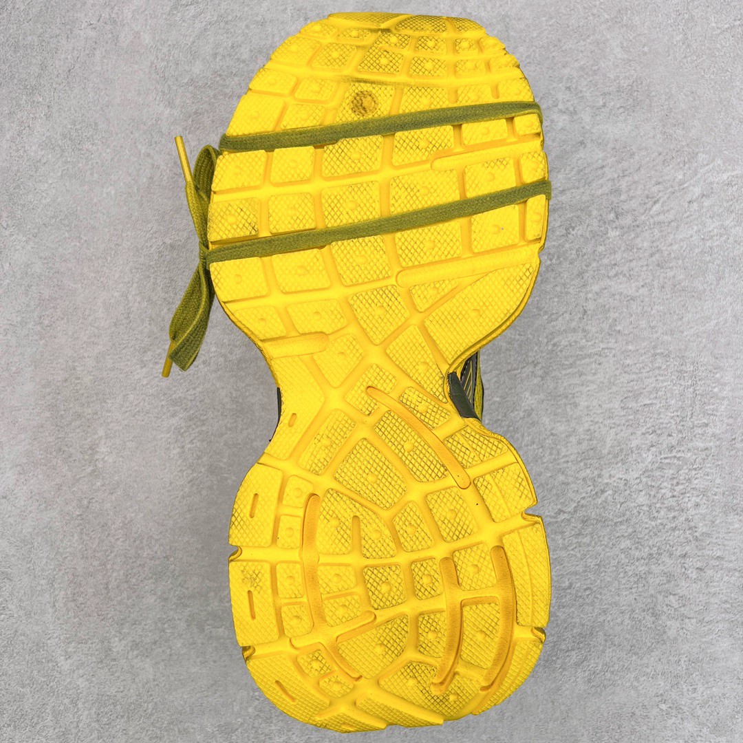 Balenciaga 巴黎世家 3XL 网布 系带 做旧 低筒 老爹鞋 运动 复古板鞋 休闲鞋 男鞋 女鞋 黄色 734734W3XL27010