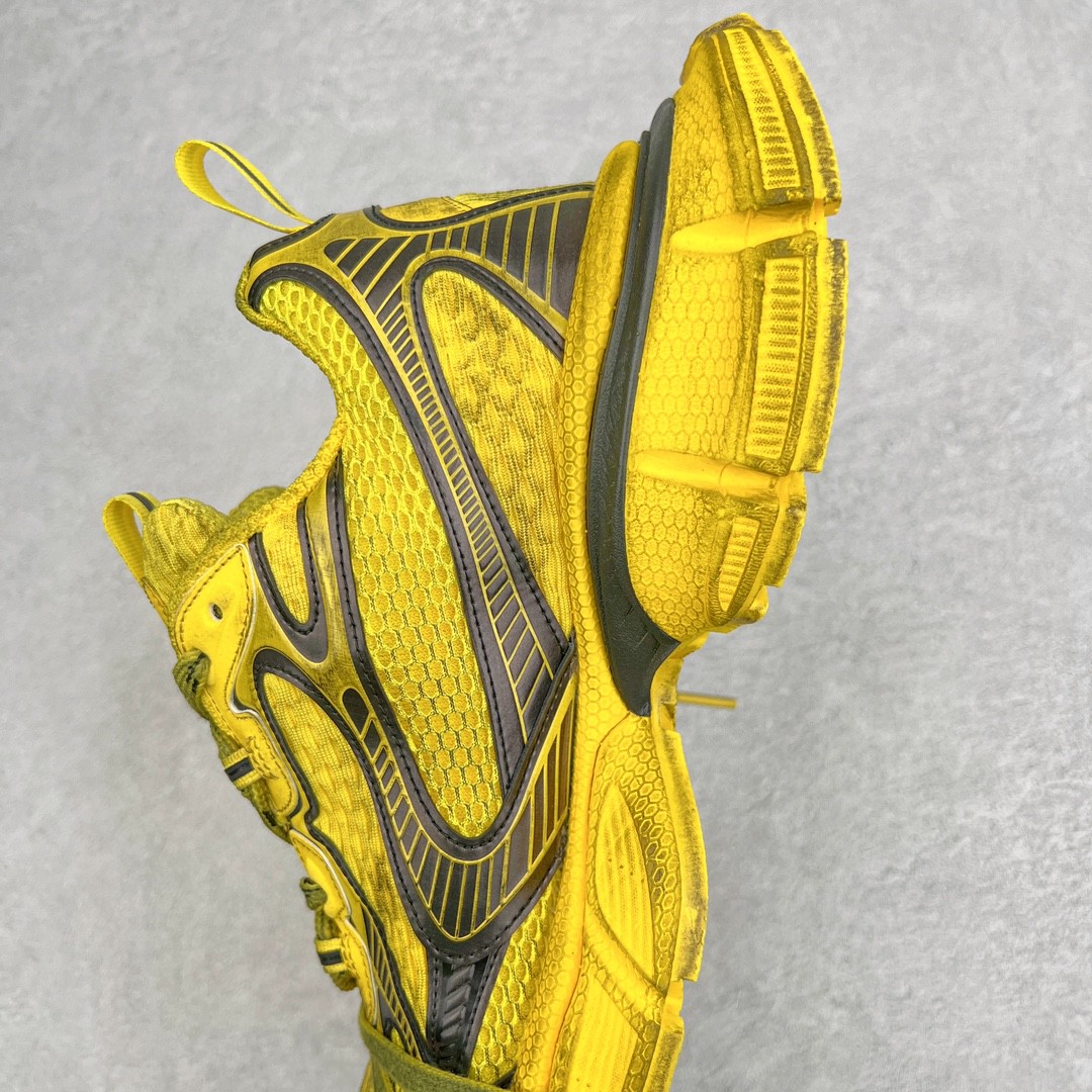 Balenciaga 巴黎世家 3XL 网布 系带 做旧 低筒 老爹鞋 运动 复古板鞋 休闲鞋 男鞋 女鞋 黄色 734734W3XL27010