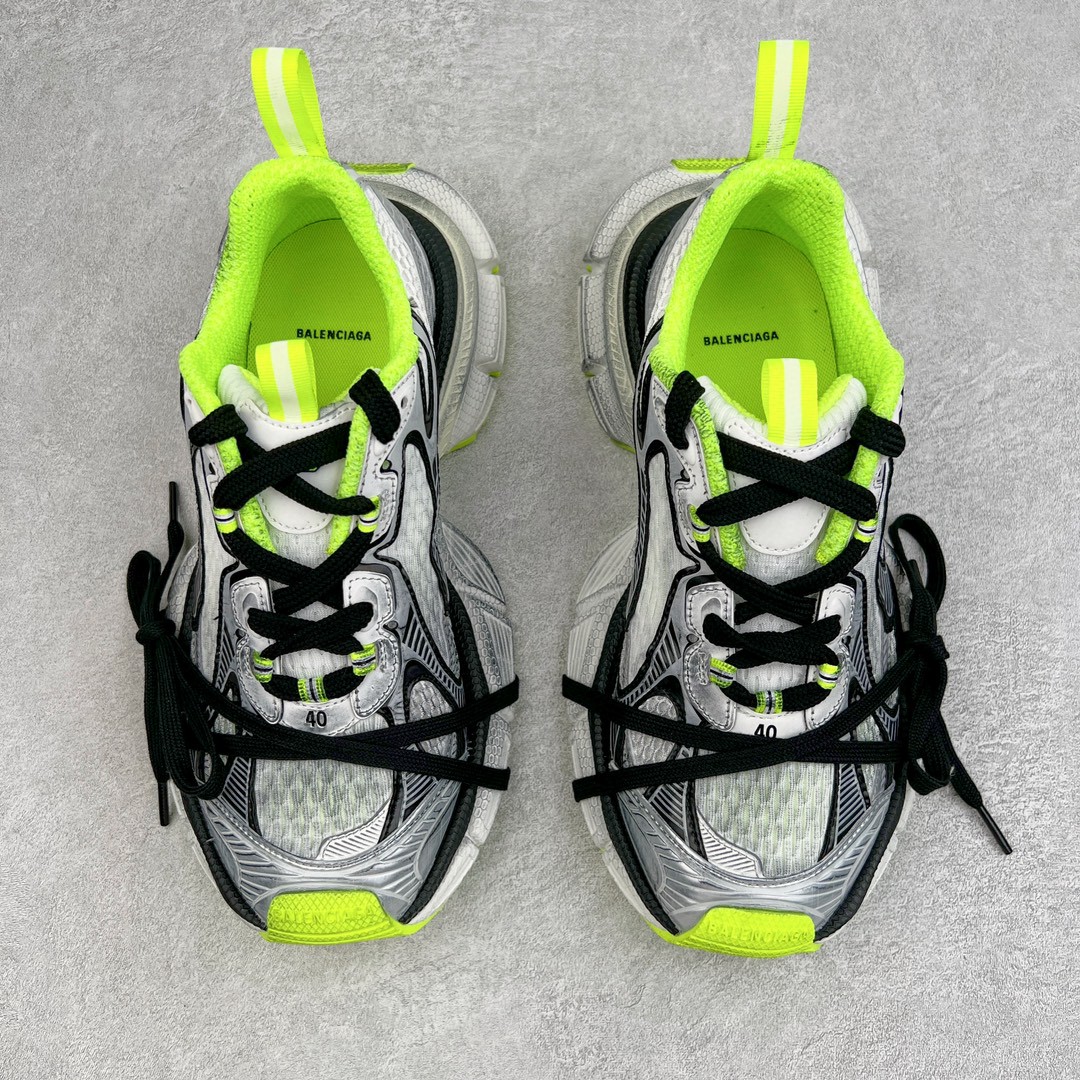 Balenciaga 巴黎世家 3XL 网布 系带 做旧 低筒 老爹鞋 运动 复古板鞋 休闲鞋 男鞋 女鞋 白绿
