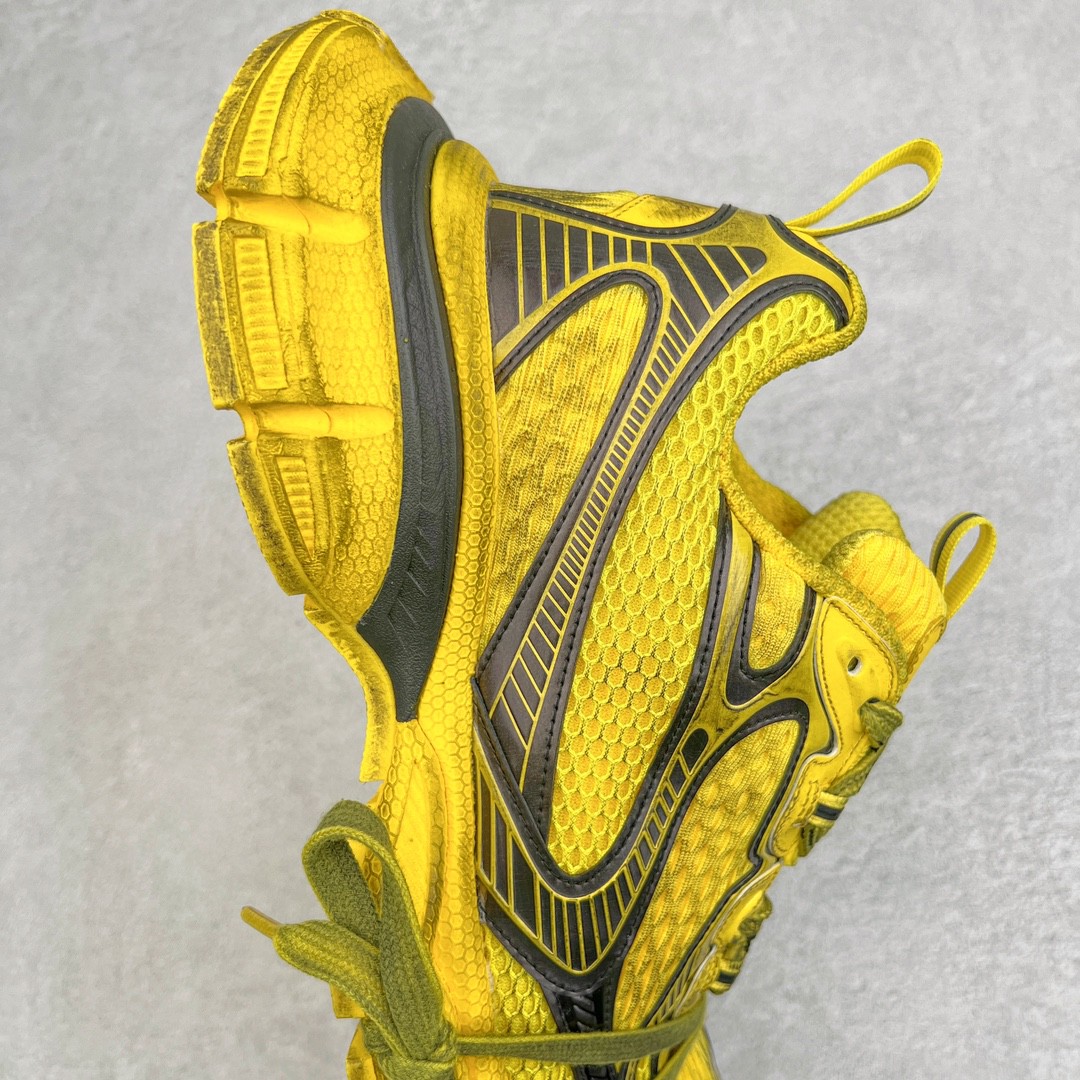 Balenciaga 巴黎世家 3XL 网布 系带 做旧 低筒 老爹鞋 运动 复古板鞋 休闲鞋 男鞋 女鞋 黄色 734734W3XL27010