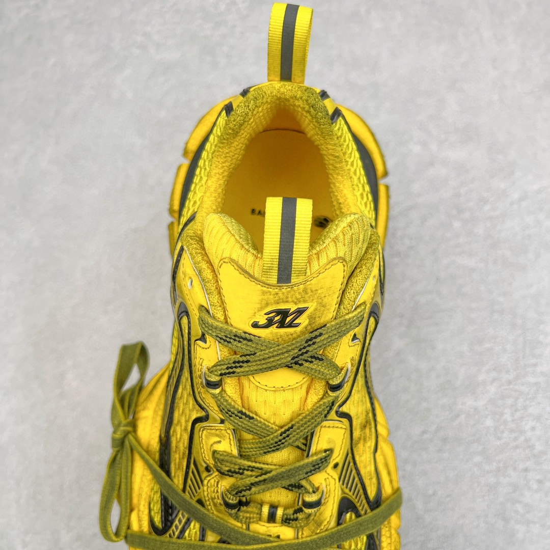 Balenciaga 巴黎世家 3XL 网布 系带 做旧 低筒 老爹鞋 运动 复古板鞋 休闲鞋 男鞋 女鞋 黄色 734734W3XL27010