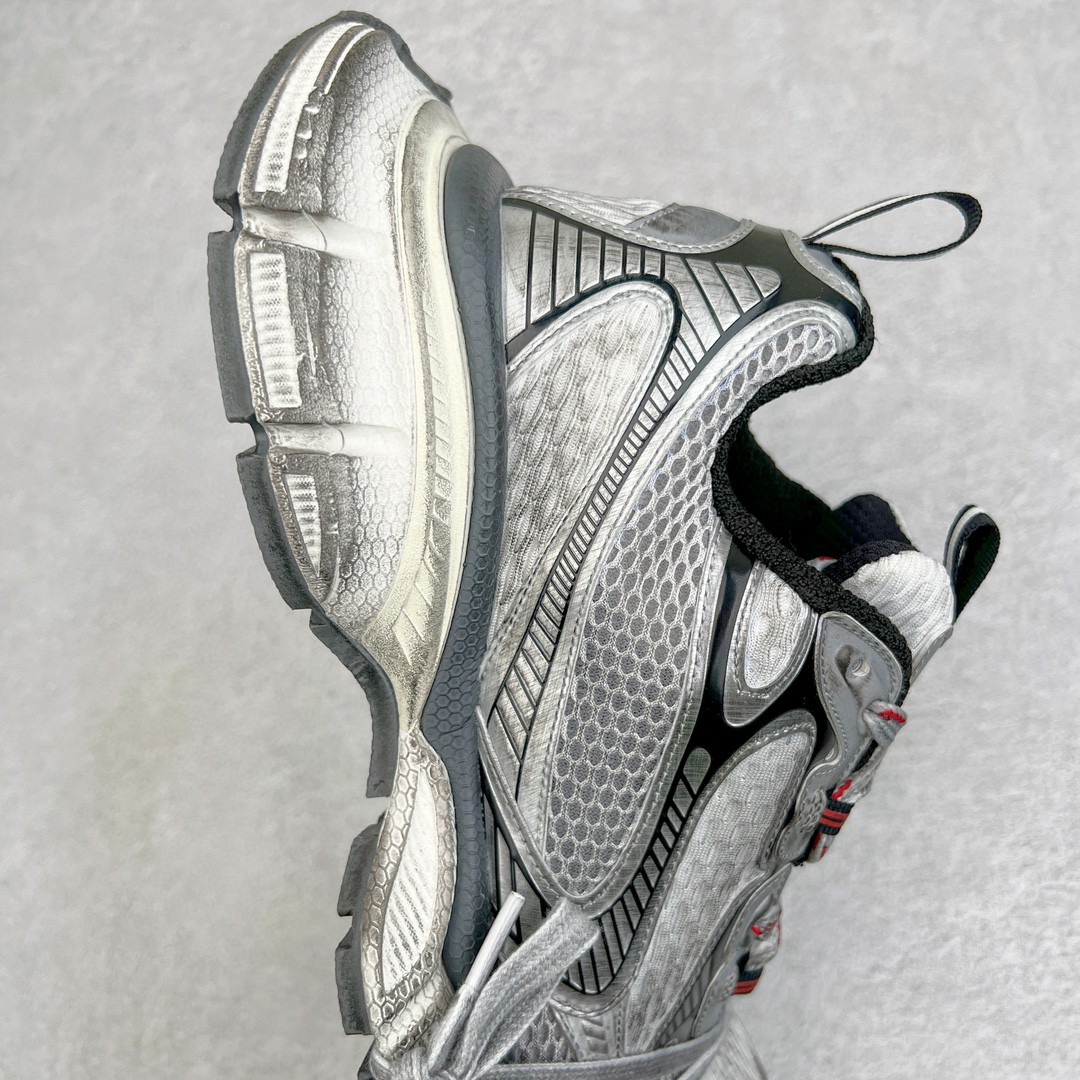 Balenciaga 巴黎世家 3XL 网布 系带 做旧 低筒 老爹鞋 运动 复古板鞋 休闲鞋 男鞋 女鞋 灰色 734731W3XL51219