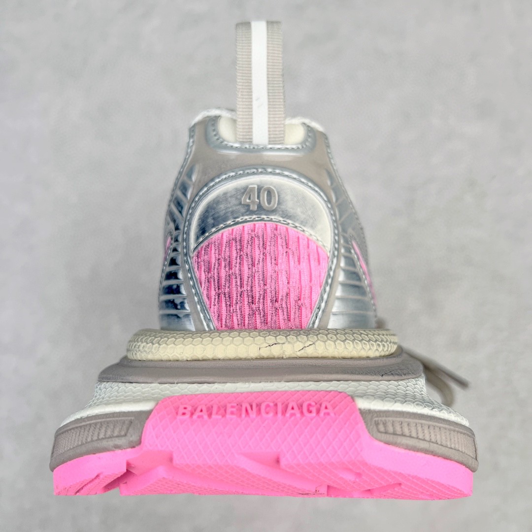 Balenciaga 巴黎世家 3XL 网布 系带 做旧 低筒 老爹鞋 运动 复古板鞋 休闲鞋 男鞋 女鞋  银粉 734731W3XL59050