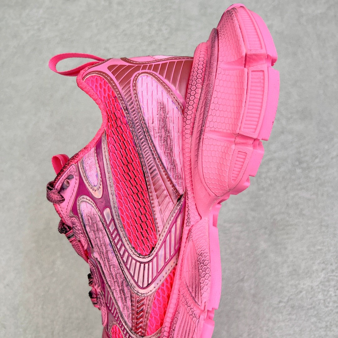 Balenciaga 巴黎世家 3XL 网布 系带 做旧 低筒 老爹鞋 运动 复古板鞋 休闲鞋 男鞋 女鞋  粉色 734731W3XL65050