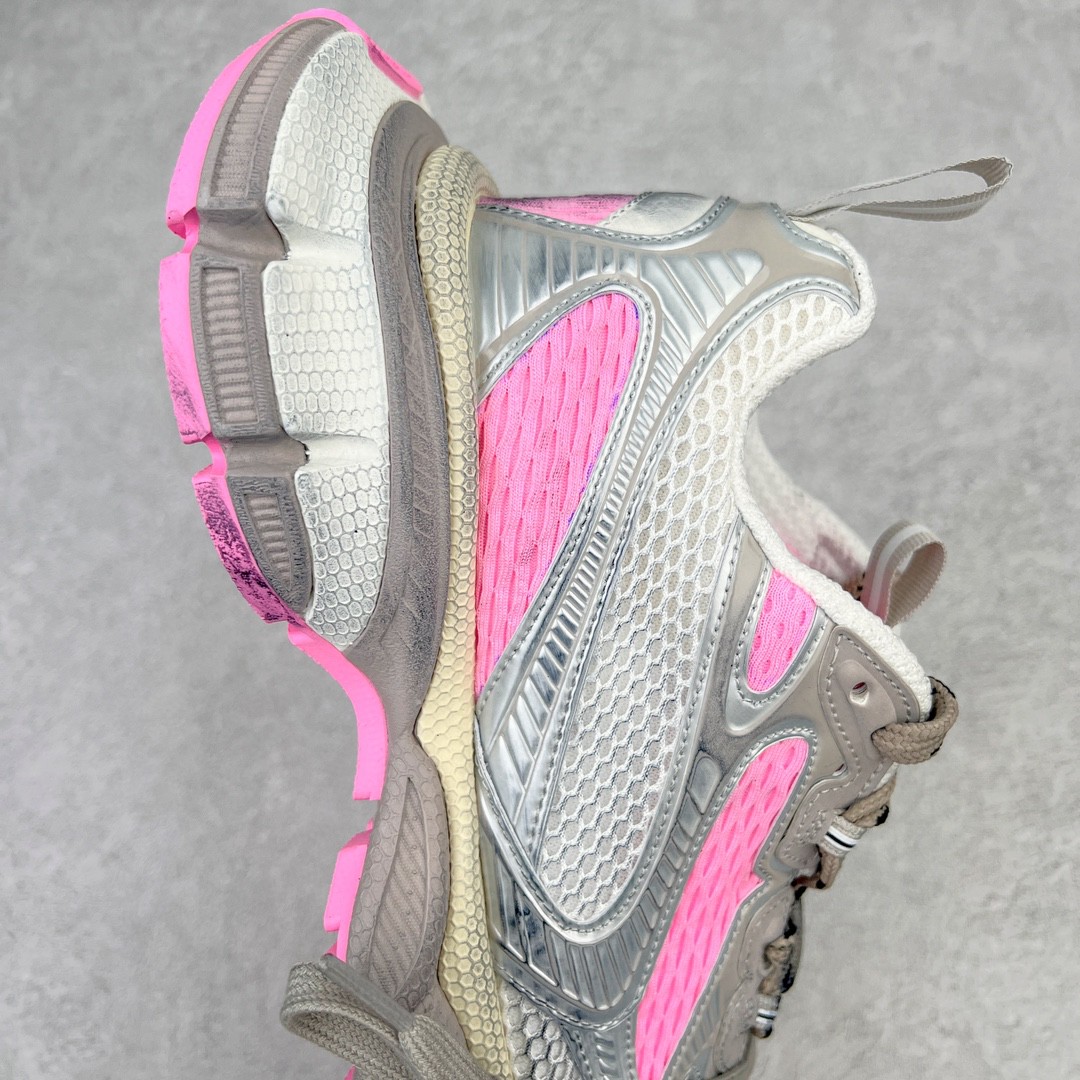 Balenciaga 巴黎世家 3XL 网布 系带 做旧 低筒 老爹鞋 运动 复古板鞋 休闲鞋 男鞋 女鞋  银粉 734731W3XL59050