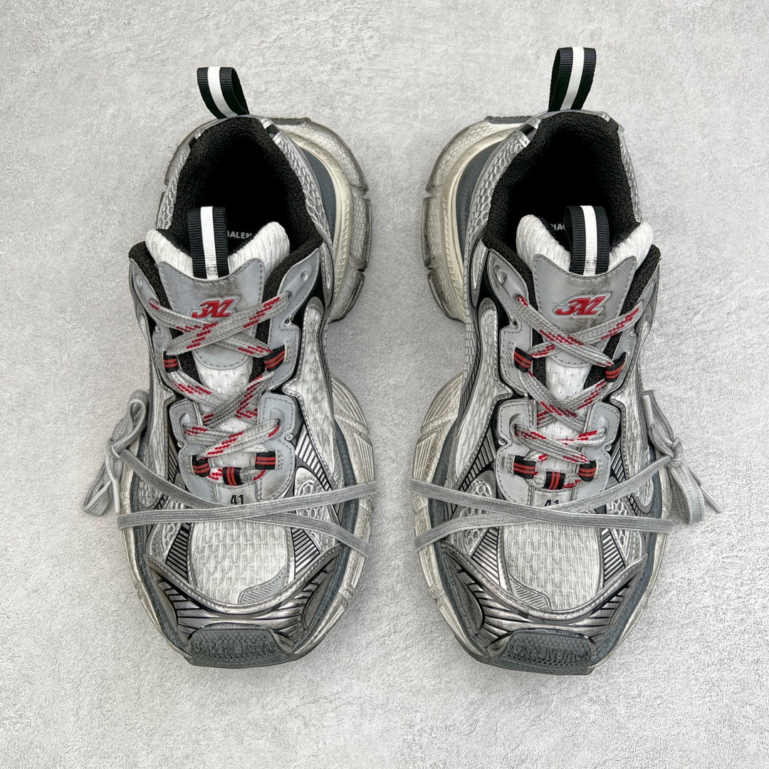Balenciaga 巴黎世家 3XL 网布 系带 做旧 低筒 老爹鞋 运动 复古板鞋 休闲鞋 男鞋 女鞋 灰色 734731W3XL51219