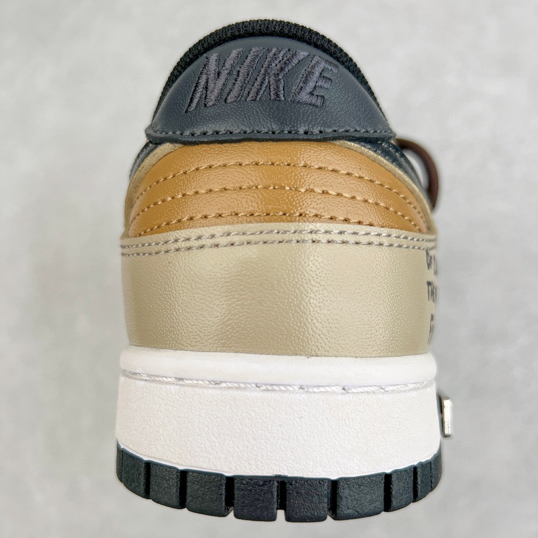 Dunk Low 熊猫恶作剧 滑行轨迹 裂痕板者 反转熊猫 低筒 复古板鞋 休闲鞋 男鞋 女鞋 卡其棕 CW1590-100